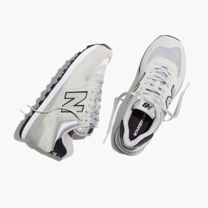 Madewell x New Balance Light Gray and White Women's Sneakers